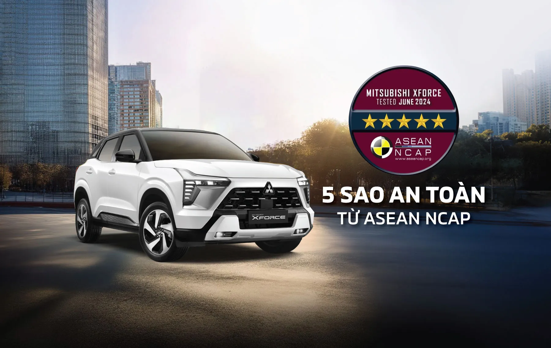 mitsubishi xforce an toan 5 sao